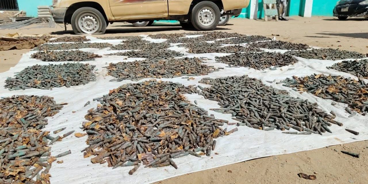 جمارك كسلا تحبط تهريب 26 ألف طلقة كلاشينكوف بنهر عطبرة