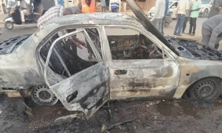 انفجار “قرنيت” يهز وسط ود مدني ويخلف إصابات وتدمير مركبة