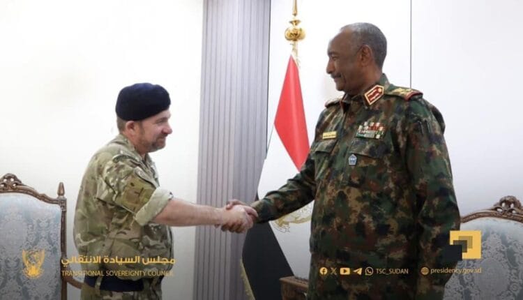 البرهان يبحث مع وفد بريطانيا سبل إنهاء الصراع وتحقيق الإستقرار